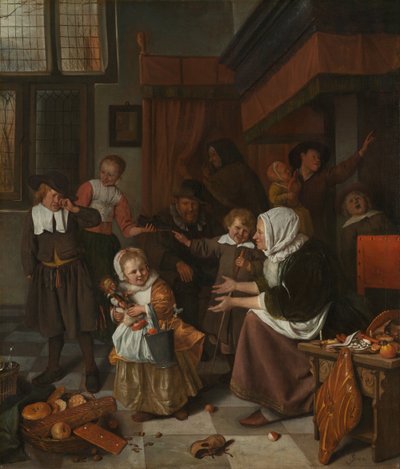 Das Nikolausfest von Jan Havickszoon Steen